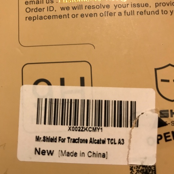 3-Pack Mr.Shield Designed For Tracfone Alcatel TCL A3 / TCL A30 (Tempered Glass) - Picture 4 of 14